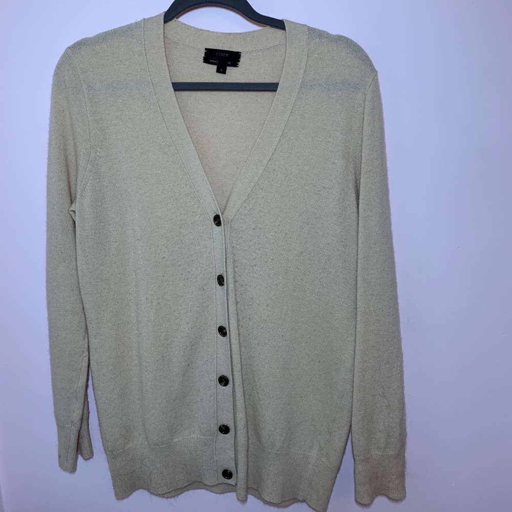 J Crew cardigan with cashmere